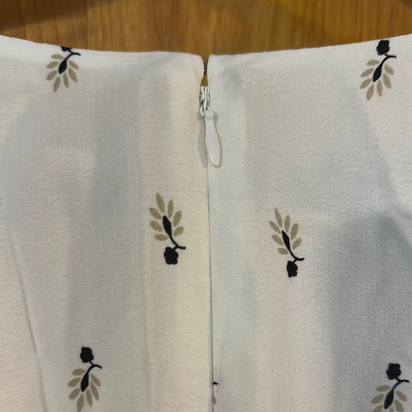 LOFT White Cream Midi Sundress V-Neck Sleeveless - Picture 5 of 5